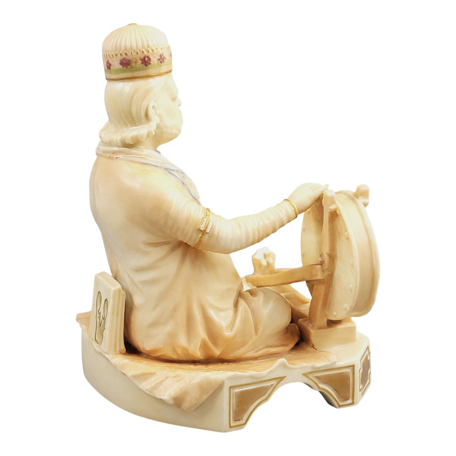 Antique Victorian Royal Worcester Porcelain Figure Shaban, James Hadley, 1888 photo vinterior