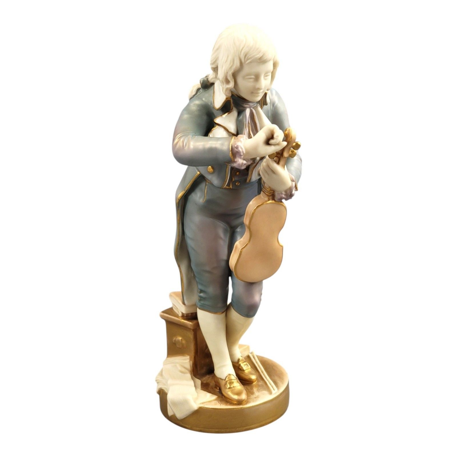 Royal Worcester Porcelain Figure The Young Mozart By Sir Thomas Brock, 1928 photo furniture