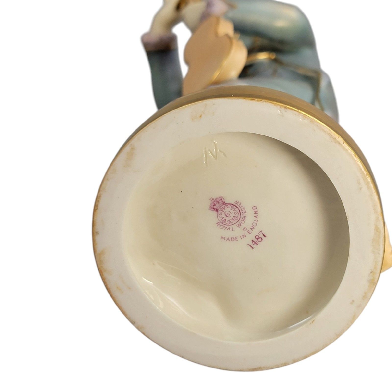 Royal Worcester Porcelain Figure The Young Mozart By Sir Thomas Brock, 1928 photo vintage