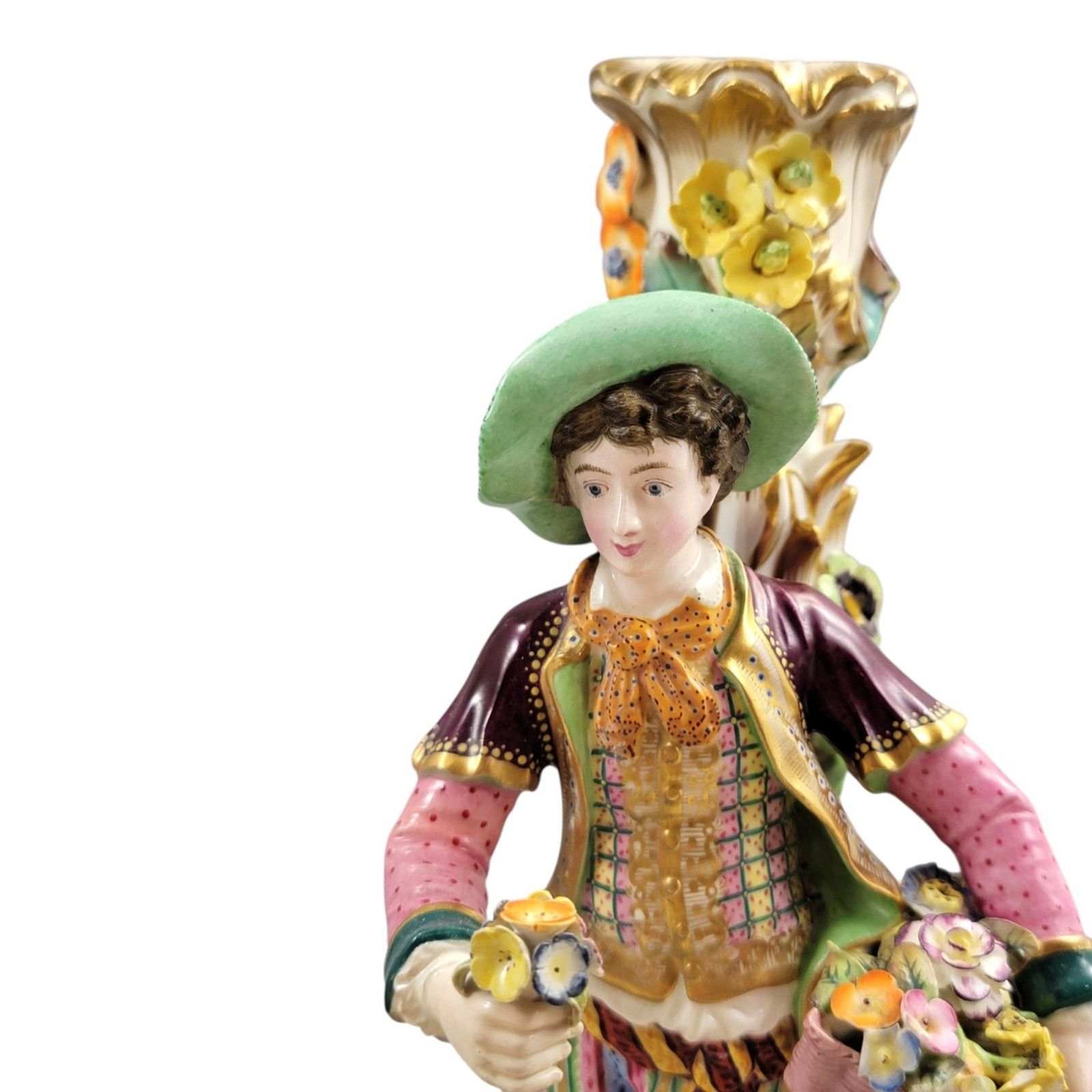 Home Decor A Rare Pair Of Minton Porcelain Figural Candlesticks, Pattern No.192 C.1835–1836 photo