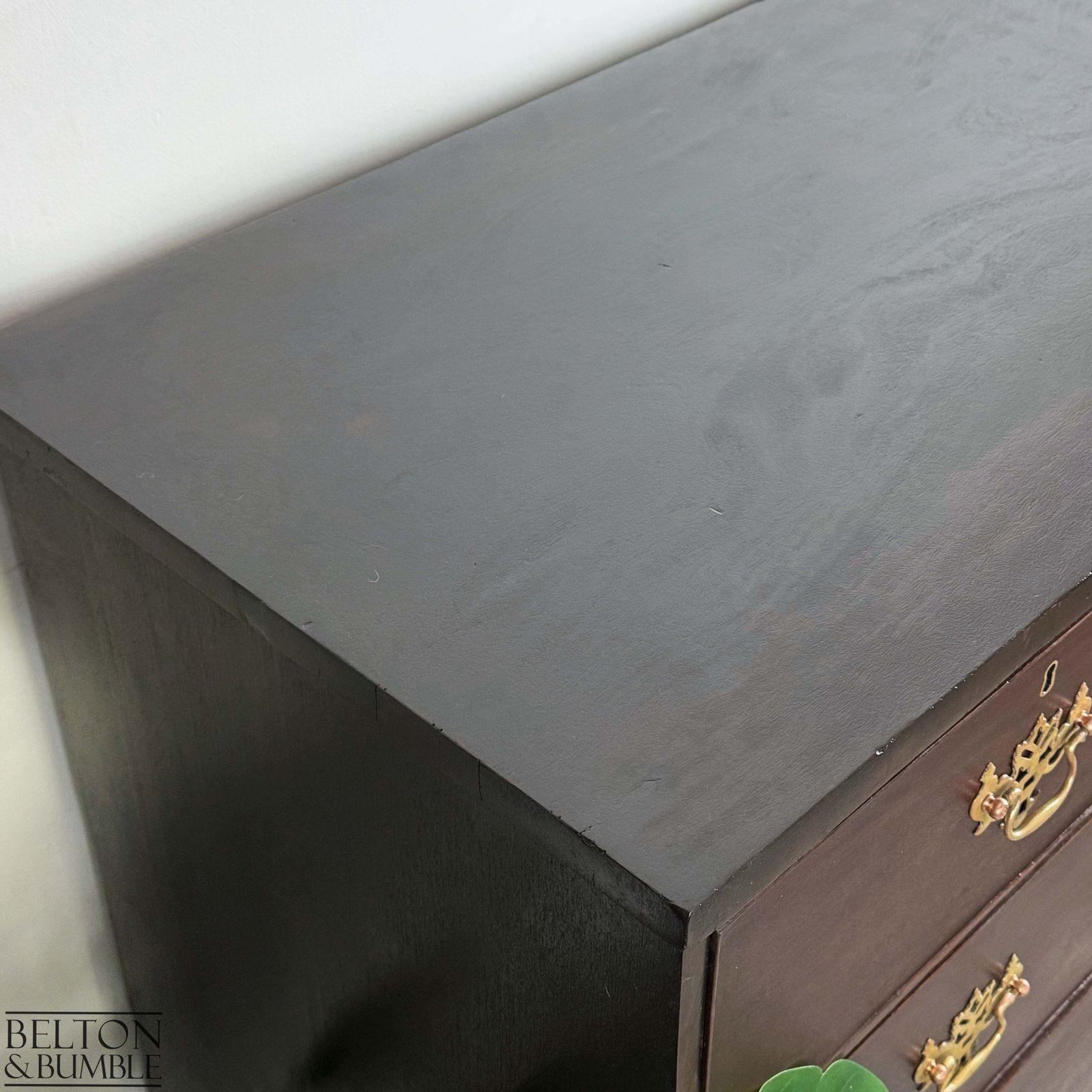 Antique Style Solid Wood Chest Of Drawers In Mahogany And Walnut photo for sale