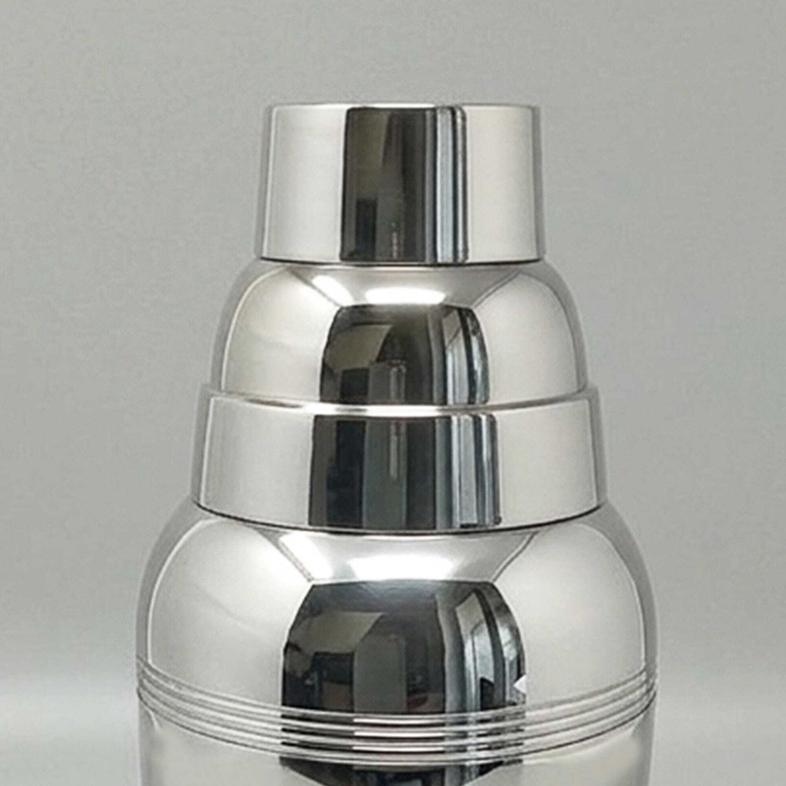 1930s Art Deco Jordan "Sheffield Collection" Silver Plated Cocktail Shaker. Made In England photo vinterior