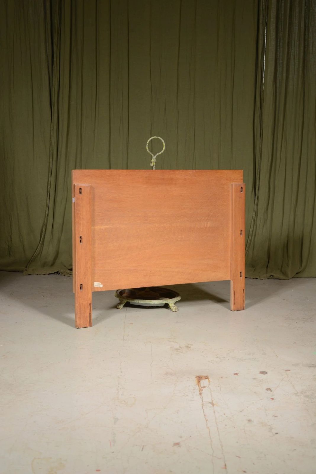 A Heal's Style Pale Oak Single Bed Headboard   C.1930 photo Furniture