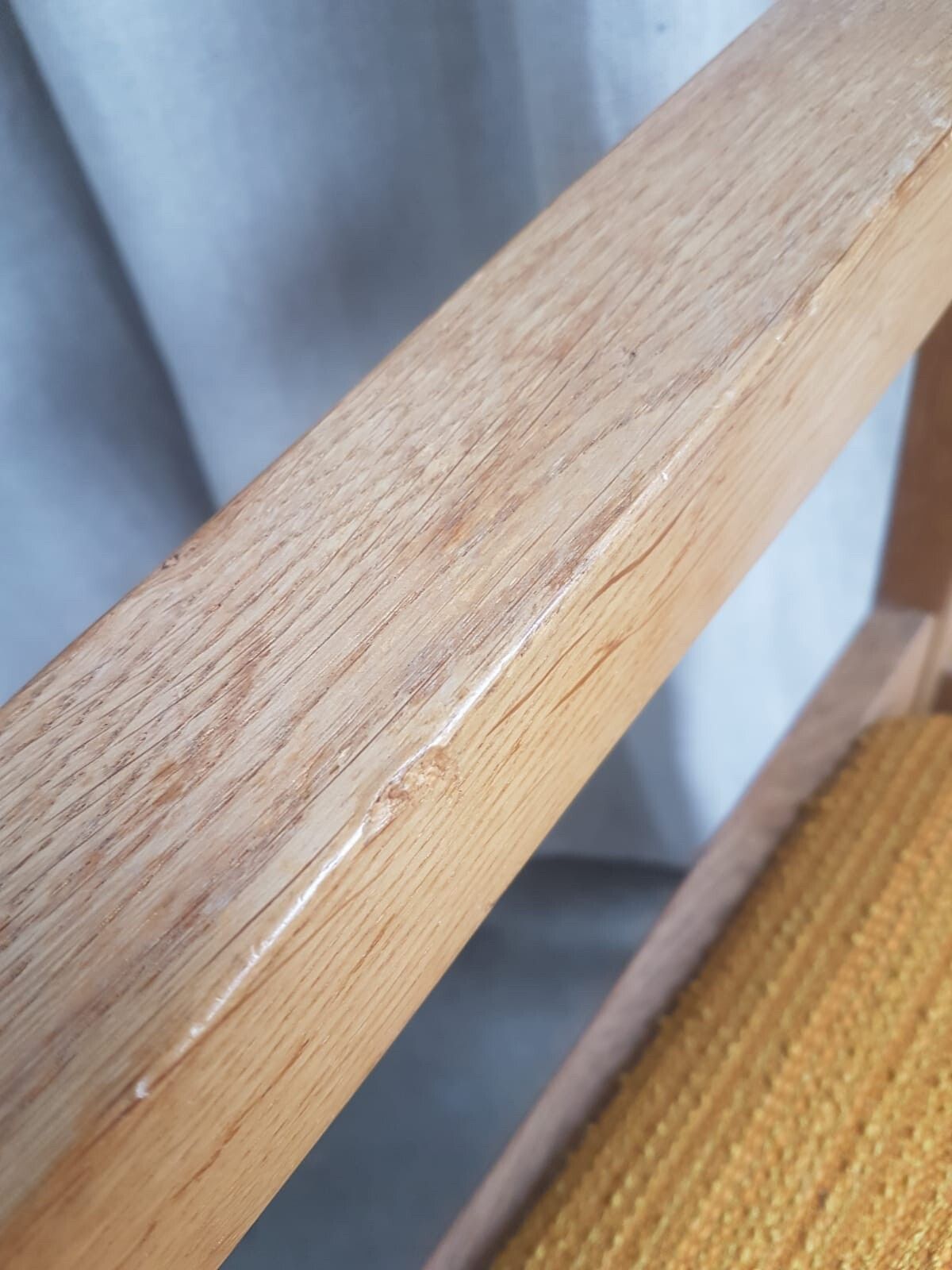 photo vinterior Vtg Mid Century Danish Oak Chair Side Armchair By Erik Wørts For Fdb Møbler R539