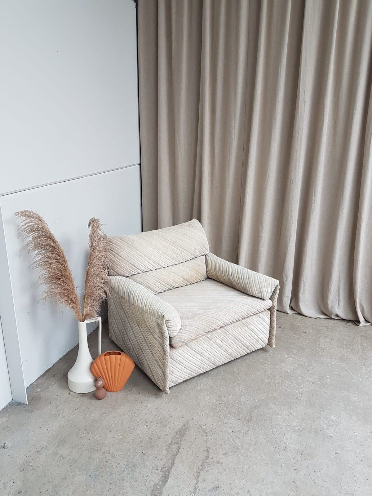 Vtg Mid Century Italian Armchair Lounge Chair By Alberto Rosselli Saporiti Rc75 photo for sale