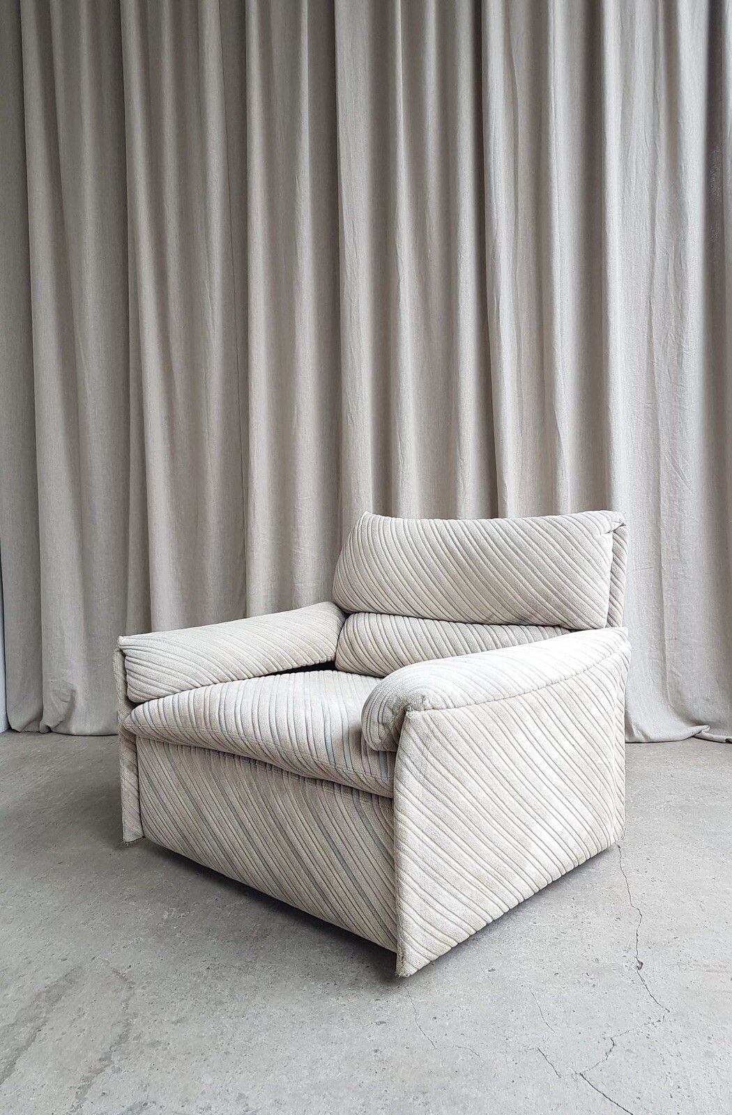 Furniture Vtg Mid Century Italian Armchair Lounge Chair By Alberto Rosselli Saporiti Rc75 photo