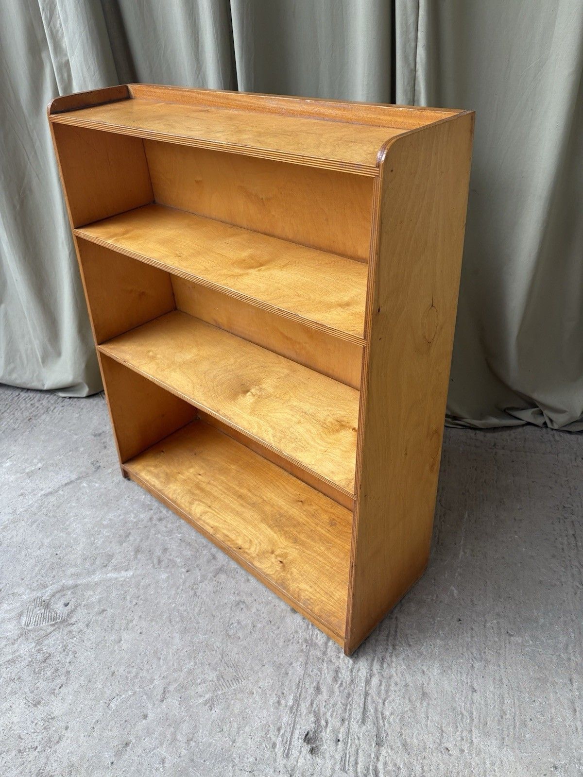 photo vinterior Vtg Late Mid Century Freestanding Bookcase  Scandi Danish Retro R1131