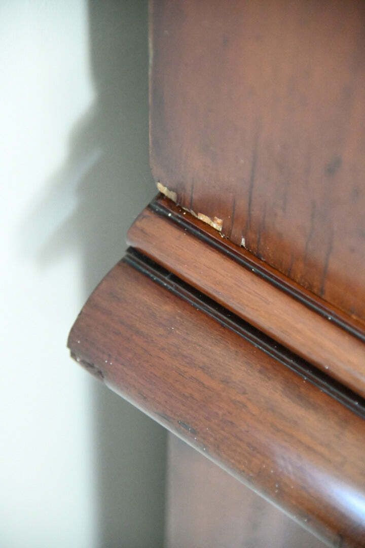 Large Victorian Mahogany Breakfront Bookcase photo vintage