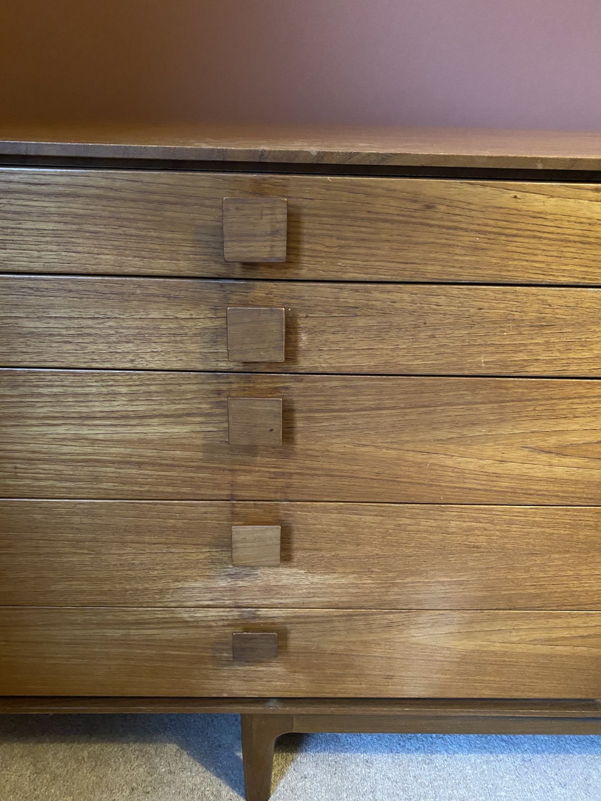 G Plan Sideboard. Kofod Larsen. Mid Century (1960s), African Teak And Rosewood. photo furniture