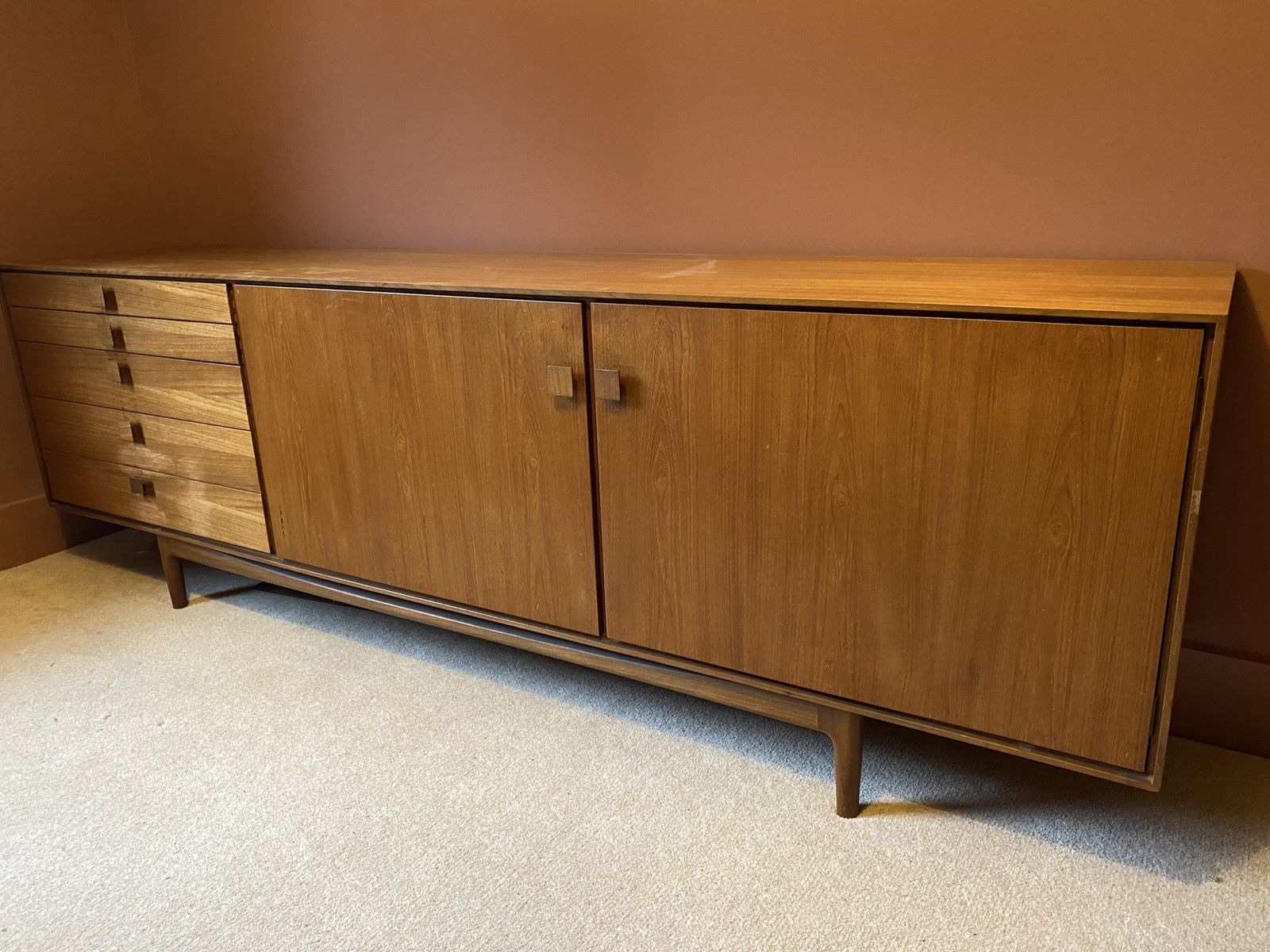 G Plan Sideboard. Kofod Larsen. Mid Century (1960s), African Teak And Rosewood.