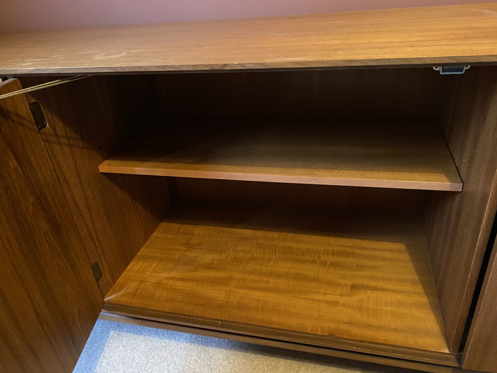 G Plan Sideboard. Kofod Larsen. Mid Century (1960s), African Teak And Rosewood. photo vintage