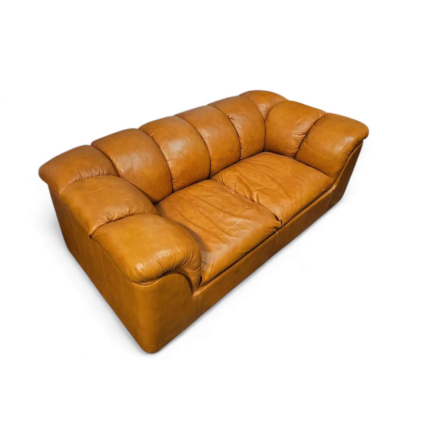 Rare Two Seater Sofa Poltrona Frau / Italian Design By Franco Bresciani / Model Cocker / 1970s / photo 2012.0