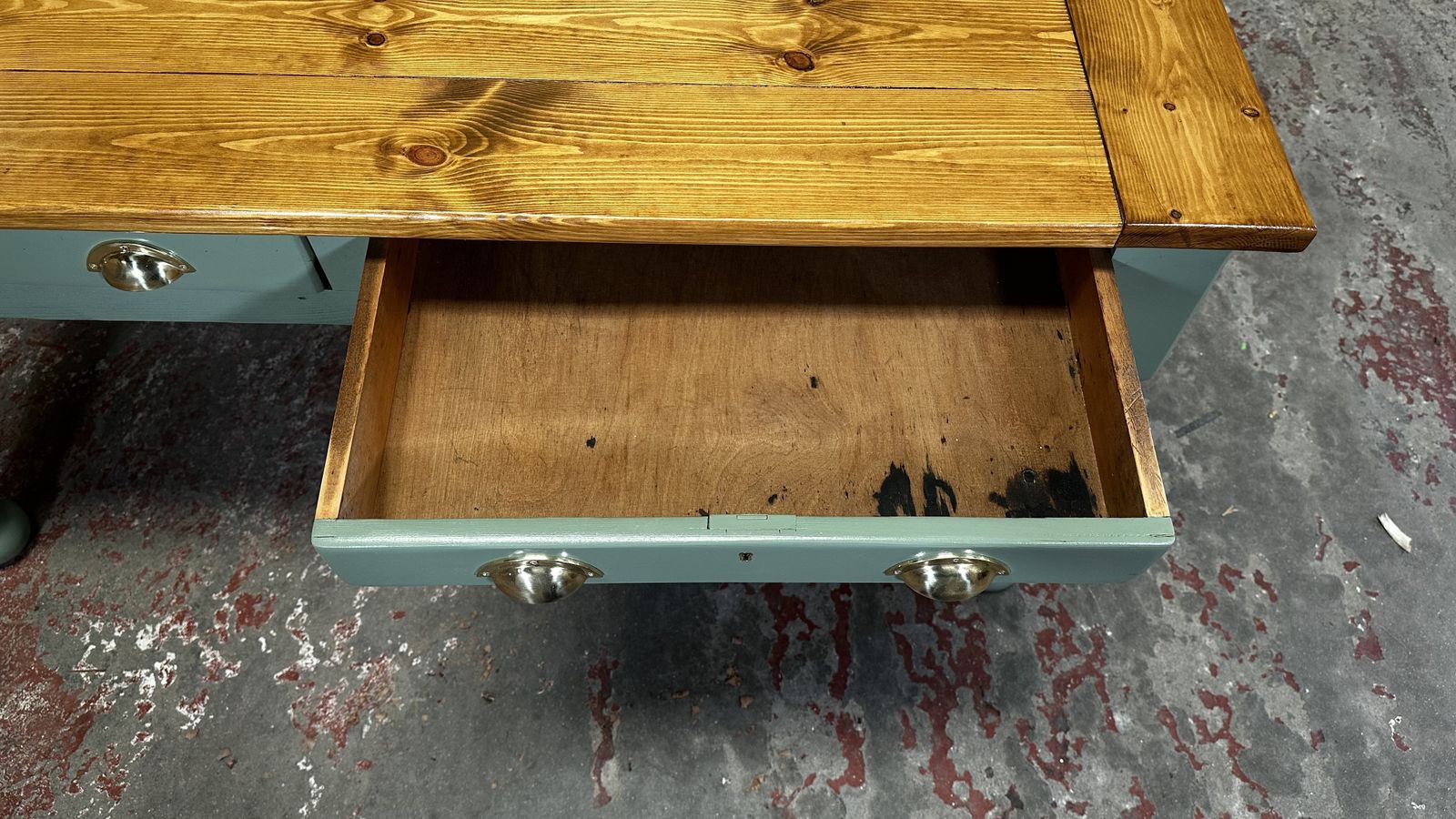 Rustic Farmhouse Table C1950, Mid 20th Century photo 700.0