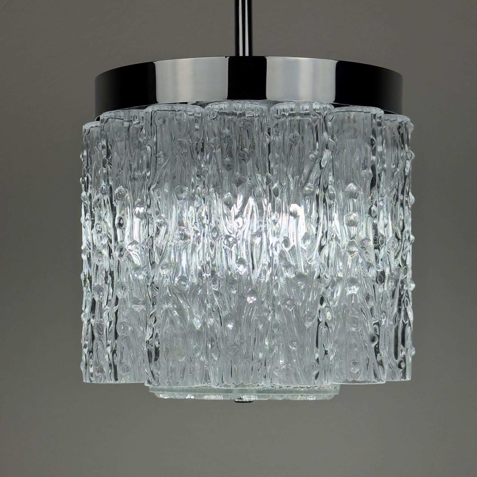 Vintage Murano Glass Chandelier Tronchi By Toni Zuccheri For Venini, Italy 1960s photo buy