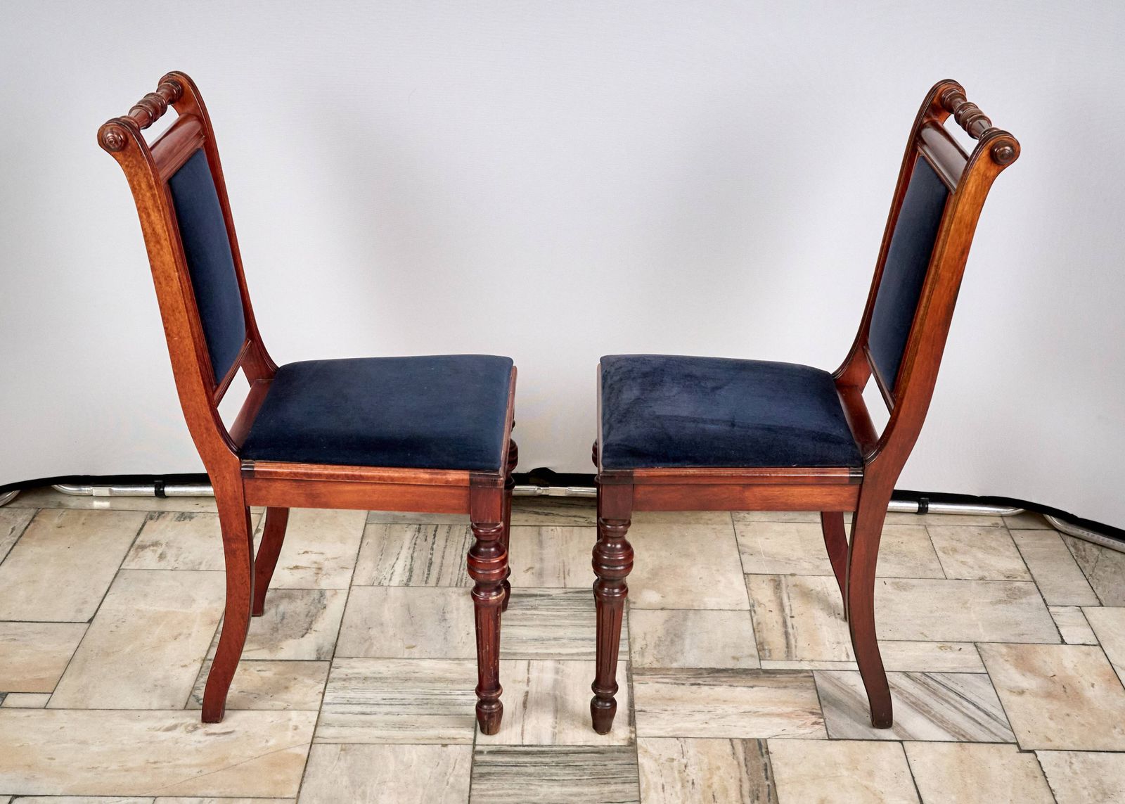 Set Of 2 Eclectic Style Chairs Fameg Radomsko, 1970s/80s photo for sale
