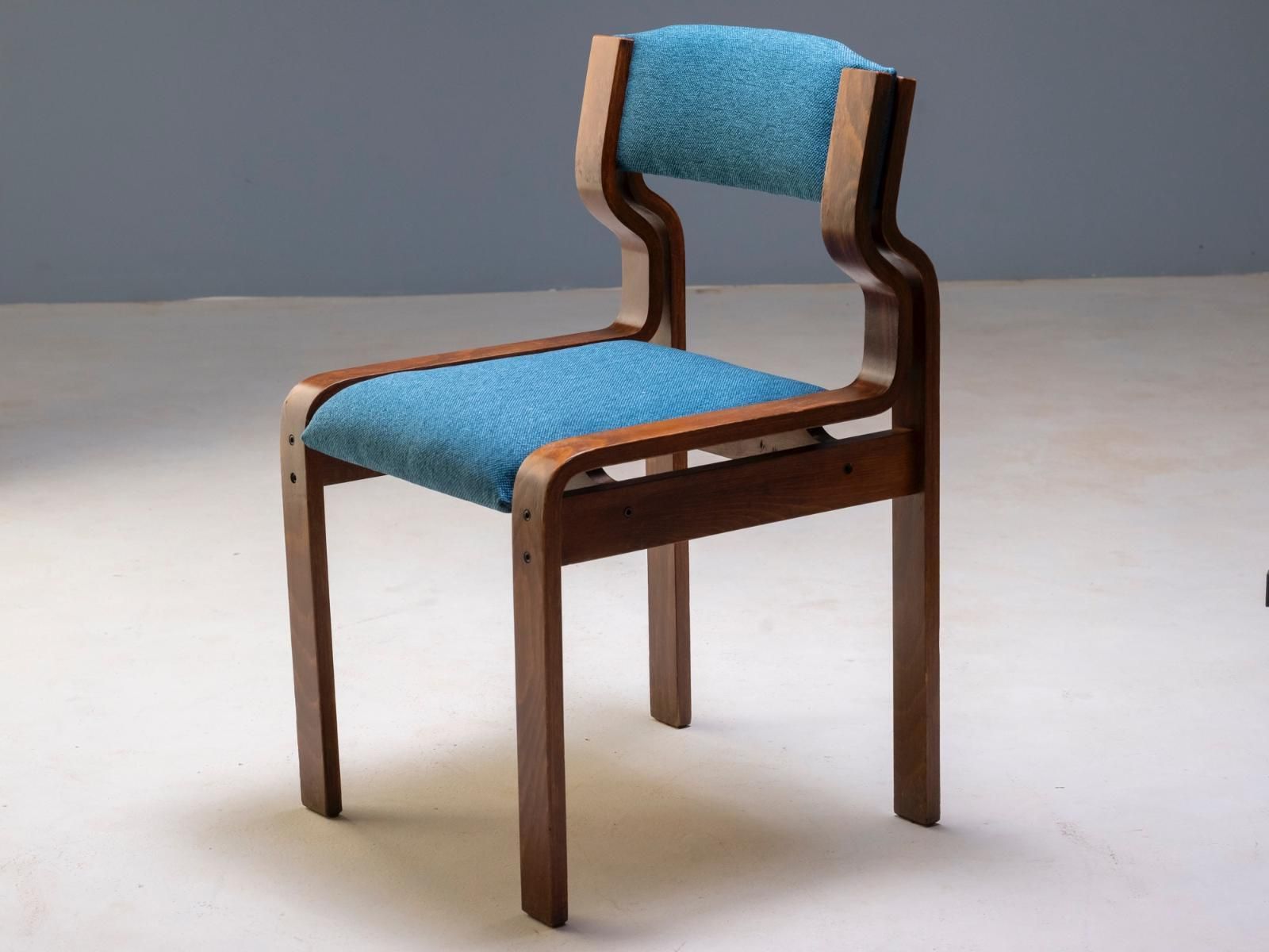 Set Of 4 Chairs, Ludvík Volák, 1960s–1970s, Czechoslovakia photo for sale