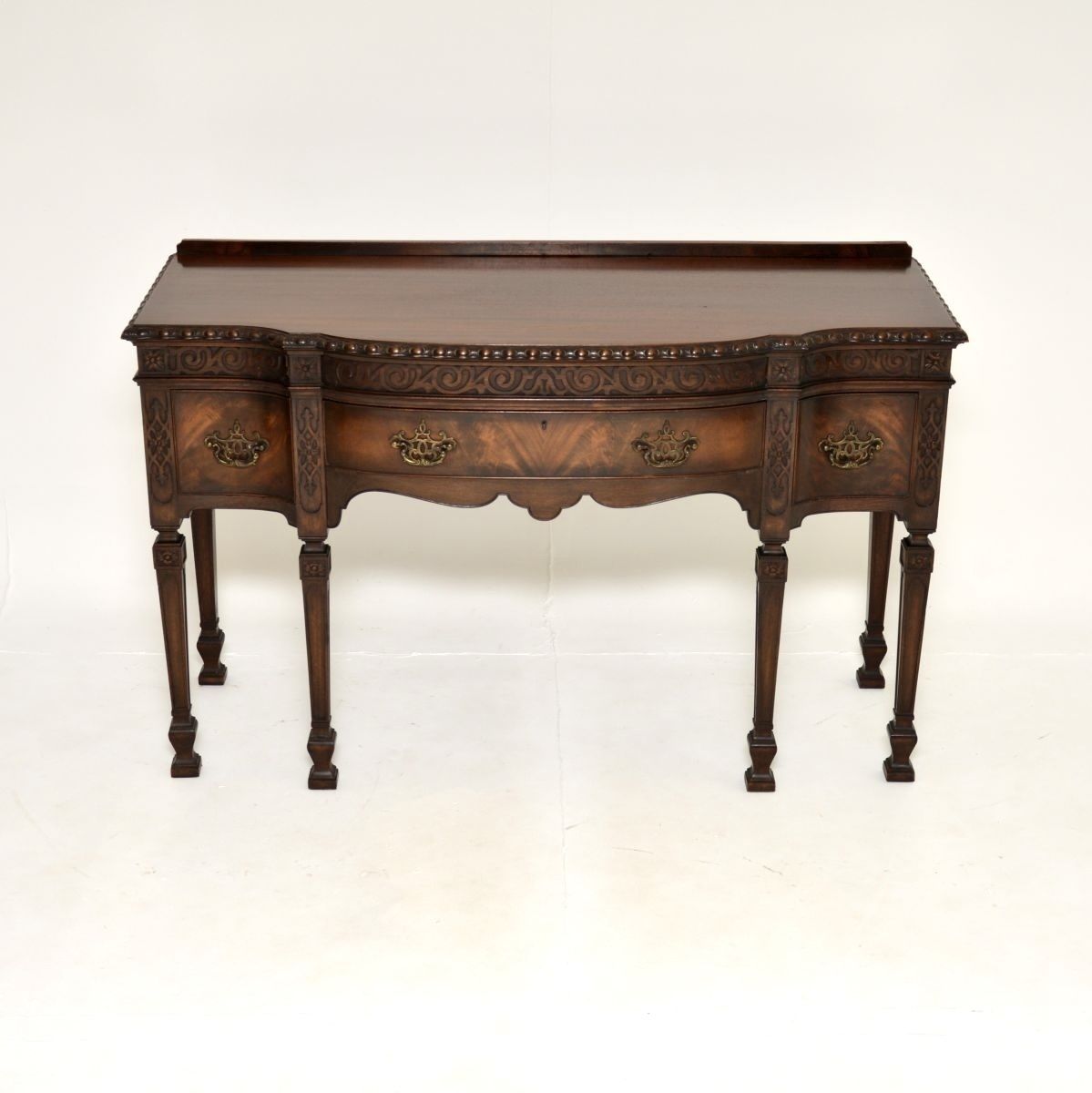 Antique Mahogany Console / Server Table photo furniture