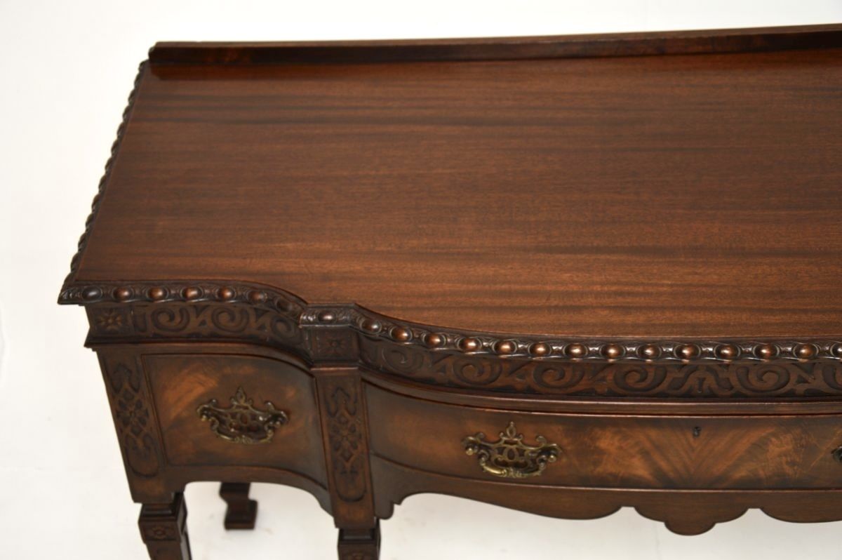 Antique Mahogany Console / Server Table photo vintage