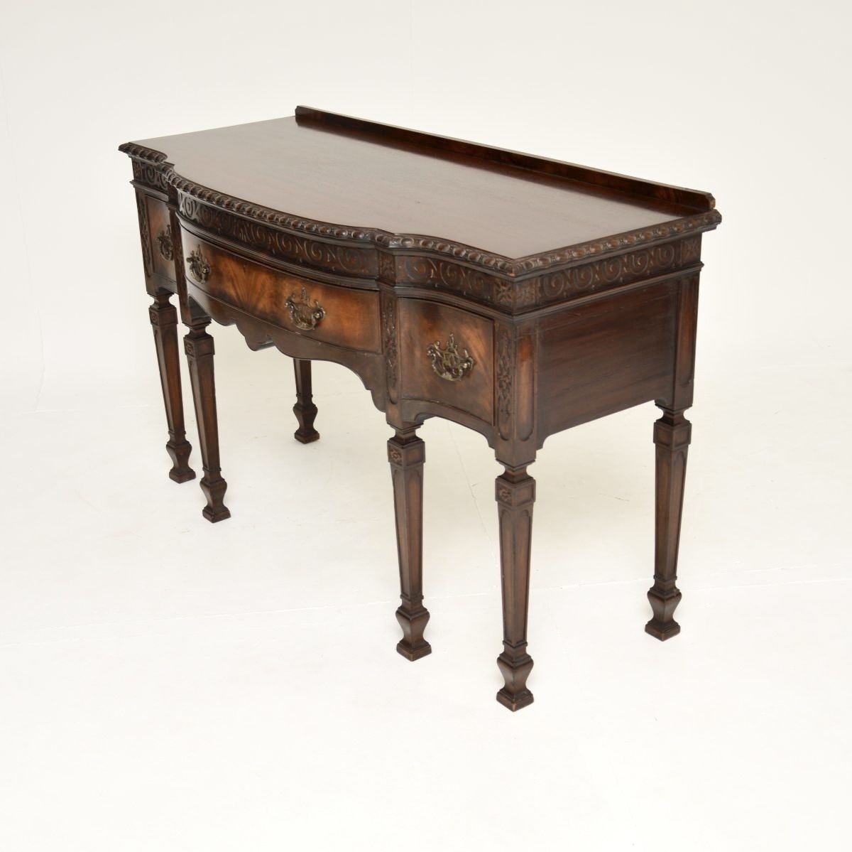 Furniture Antique Mahogany Console / Server Table photo