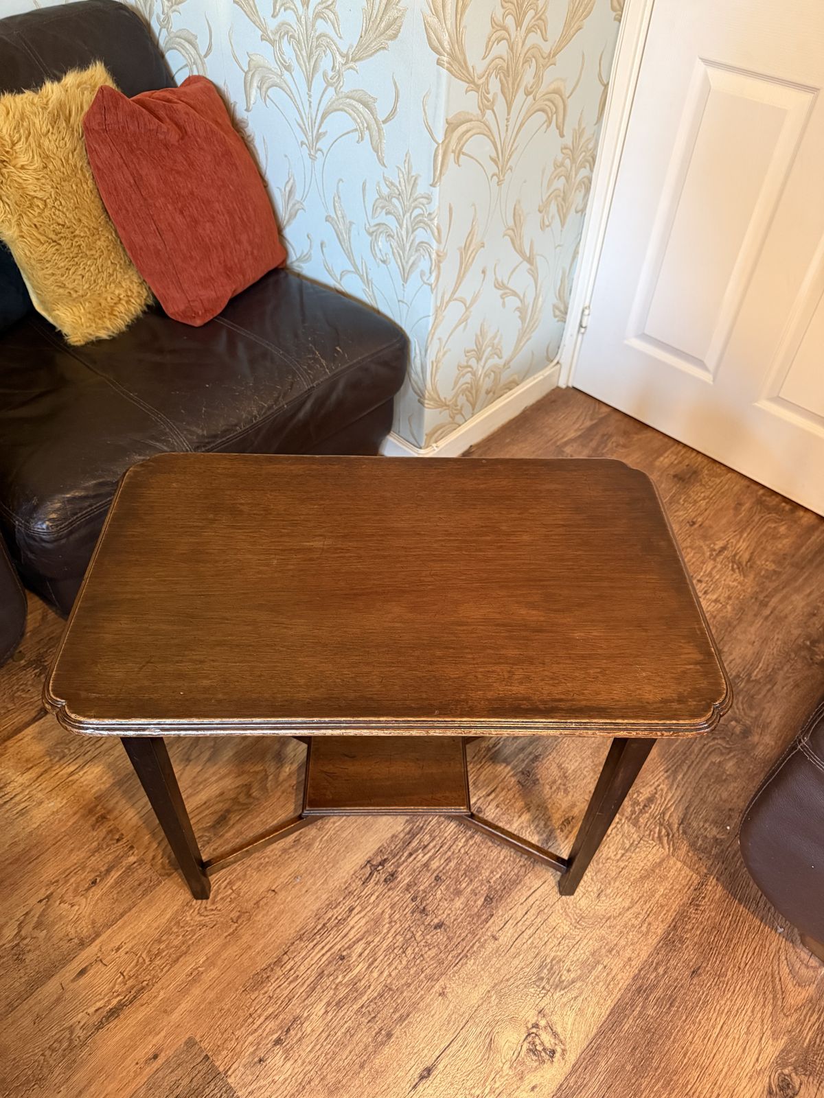 Antique Mahogany Side Table – Original Factory Stamped (2302) photo buy