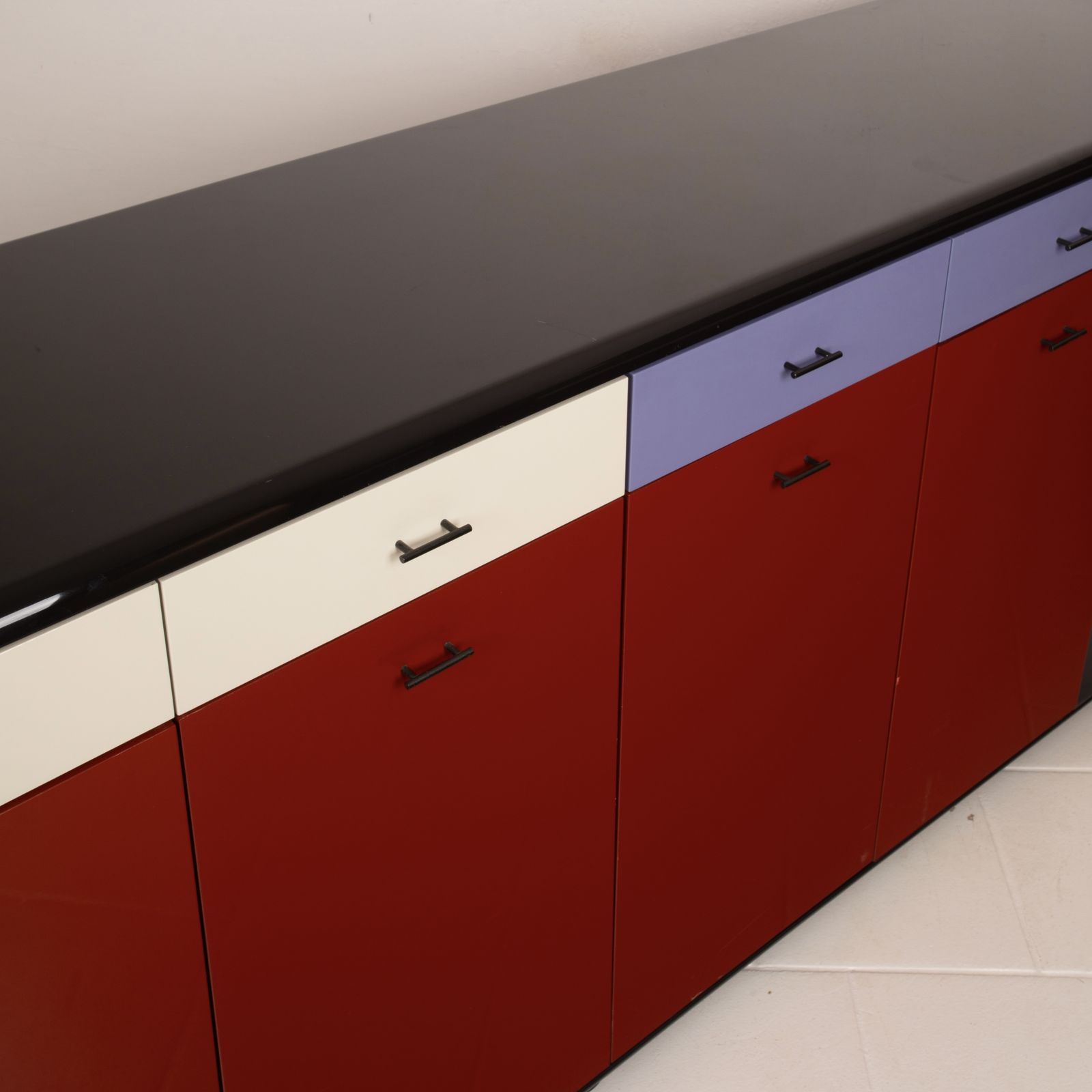 photo vinterior Kinu Sideboard By Motomi Kawakami For Arflex 1980 – Xl Version
