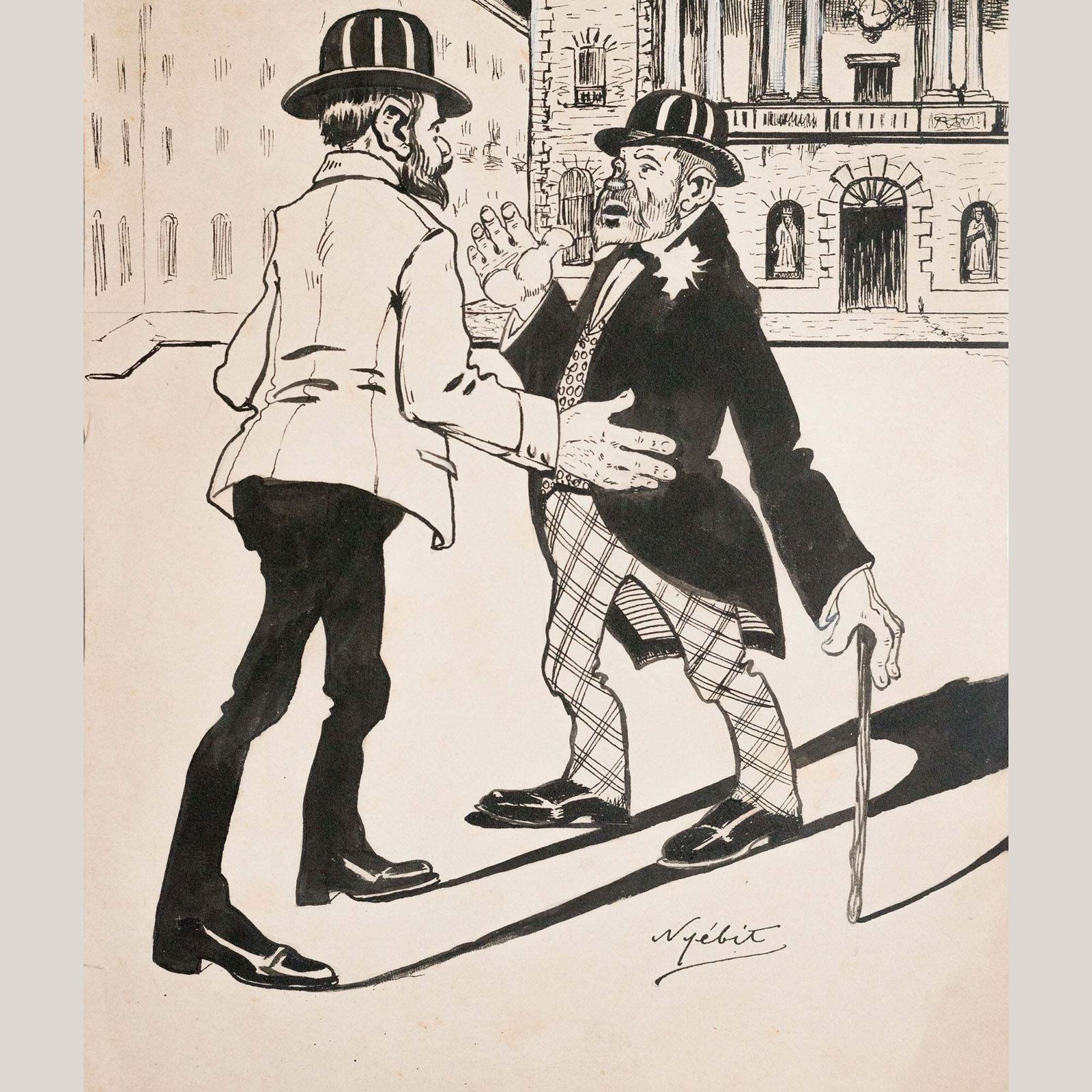 Spaanse Of Catalaanse Satirische Cartoonschetsen – Onbekende Kunstenaars photo 407.0