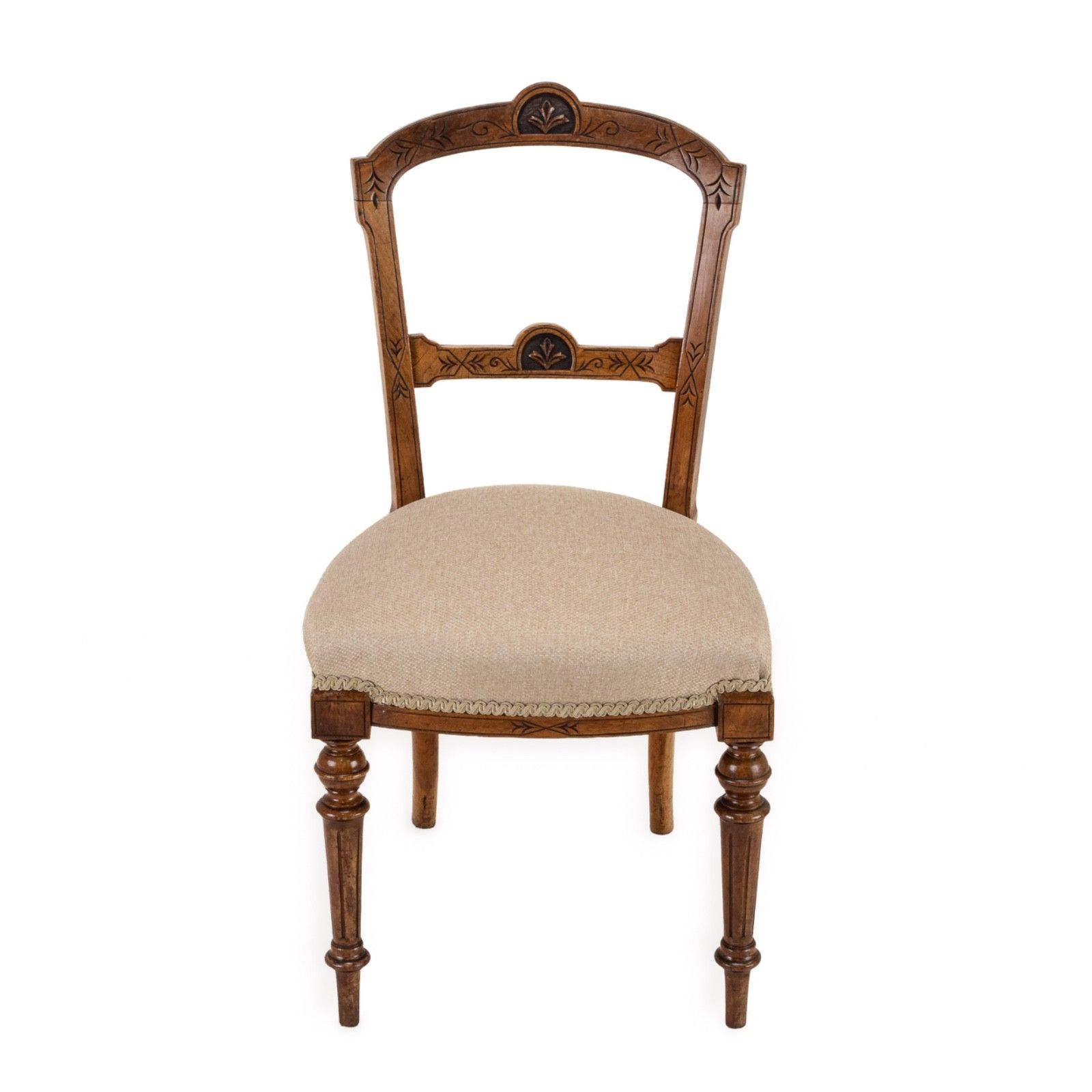 Set Of Four English Satin Birch Dining Chairs, Regency / William IV Period, C.1820–1835 photo for sale