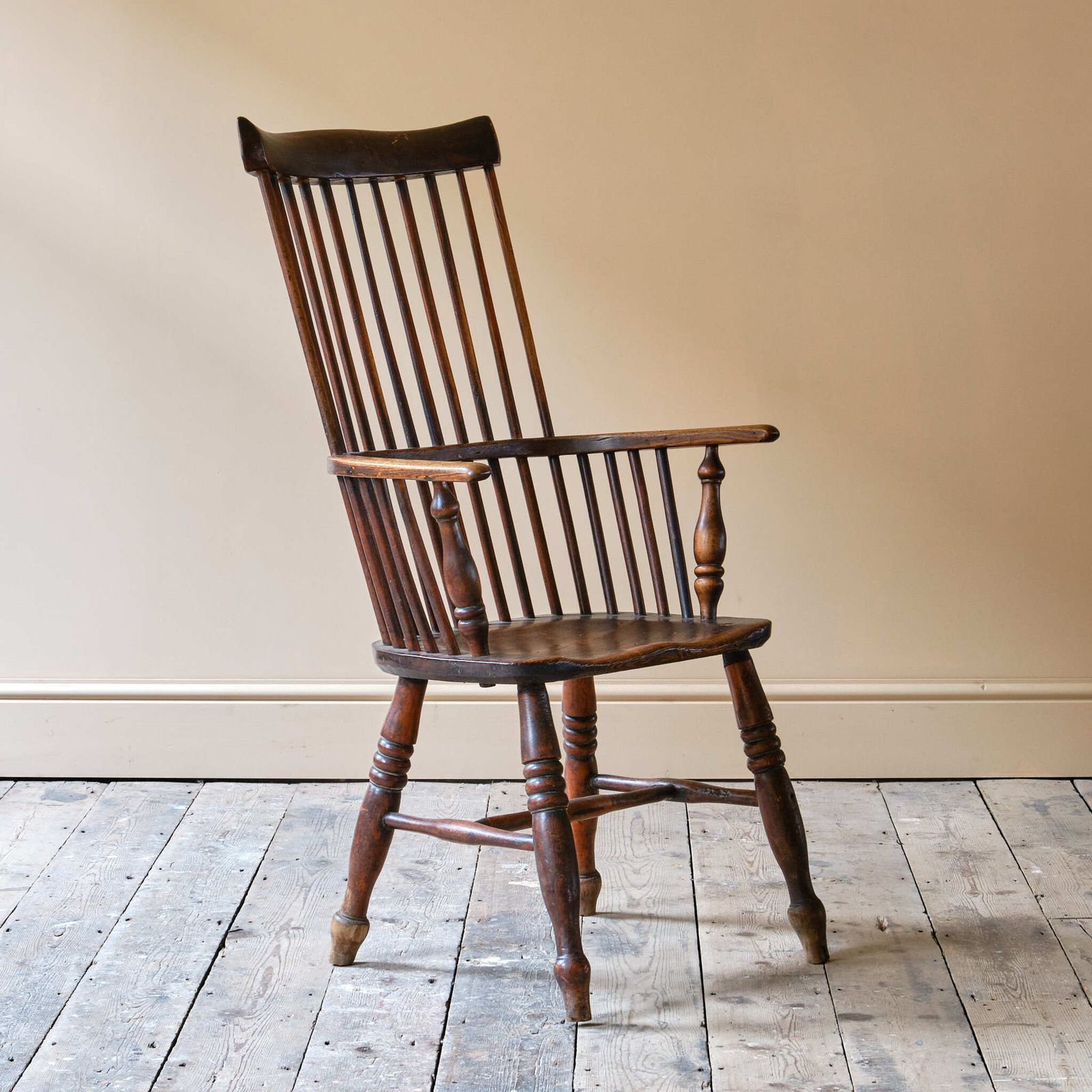 Georgian Comb Back Windsor Chair photo for sale