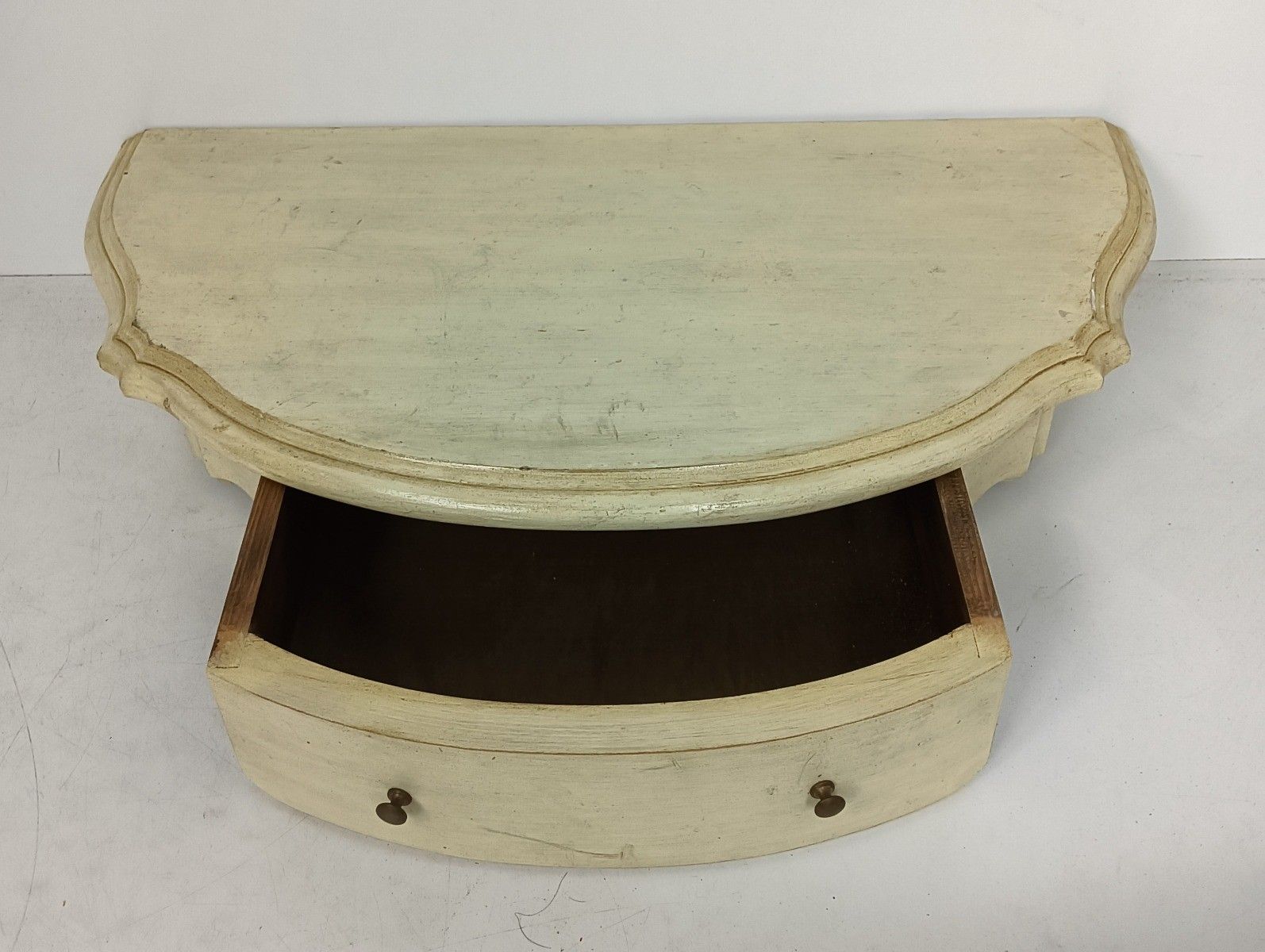 photo for sale Antique Gorgeous Nightstands Floating Wood French Provincial Hollywood Regency S