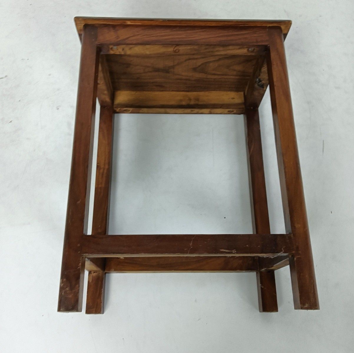 Small Vintage Carved Wooden Side Occasional Tea Wine Table Plant Bonsai Stand  C photo buy