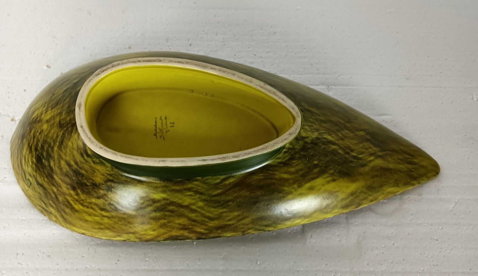 Gorgeous Hand Painted St Clement France Centerpiece Dish Vintage Faience Pottery photo Home Decor