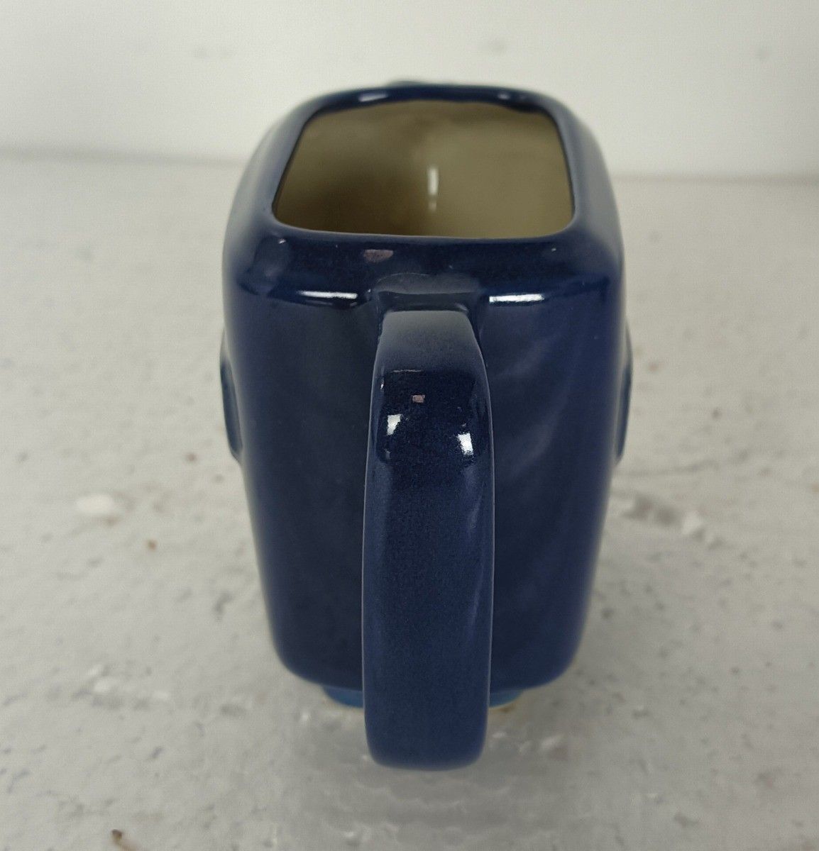 Couple Blue Ricard Pitchers Ceramic France French Authentic Apero Pastis Rare Co photo 64.0