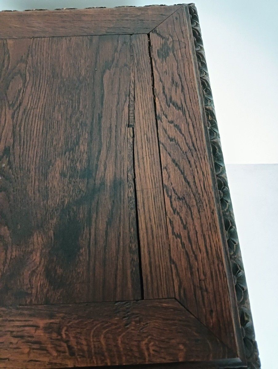 Furniture Antique Hand Carved Wood Breton France Nightstands End Tables Bedroom Cabinets W photo