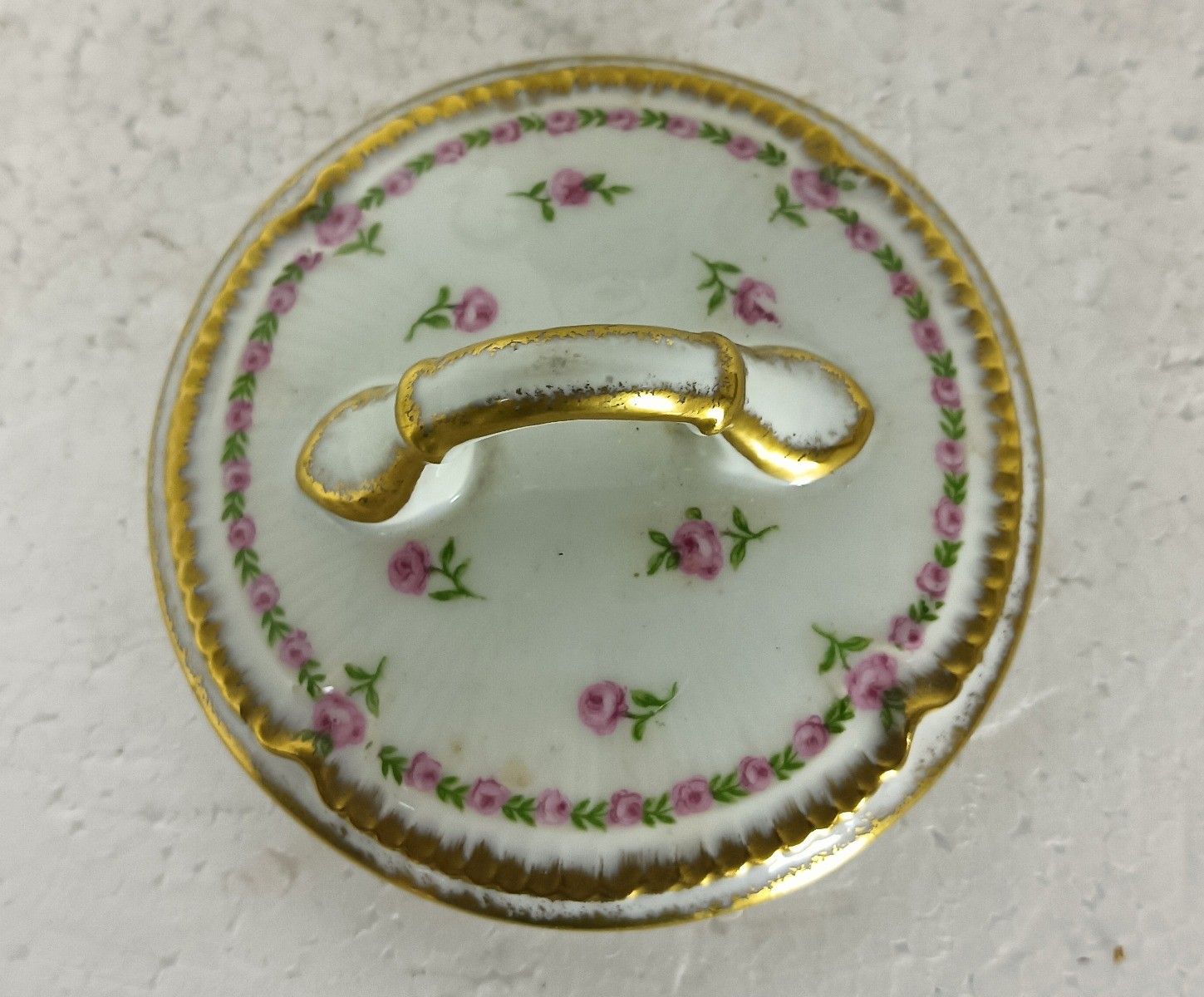 Tea Coffee Pot  Breakfast Plates Antique Dekor Gilda Limoges  Rose Buds  Frognet photo buy