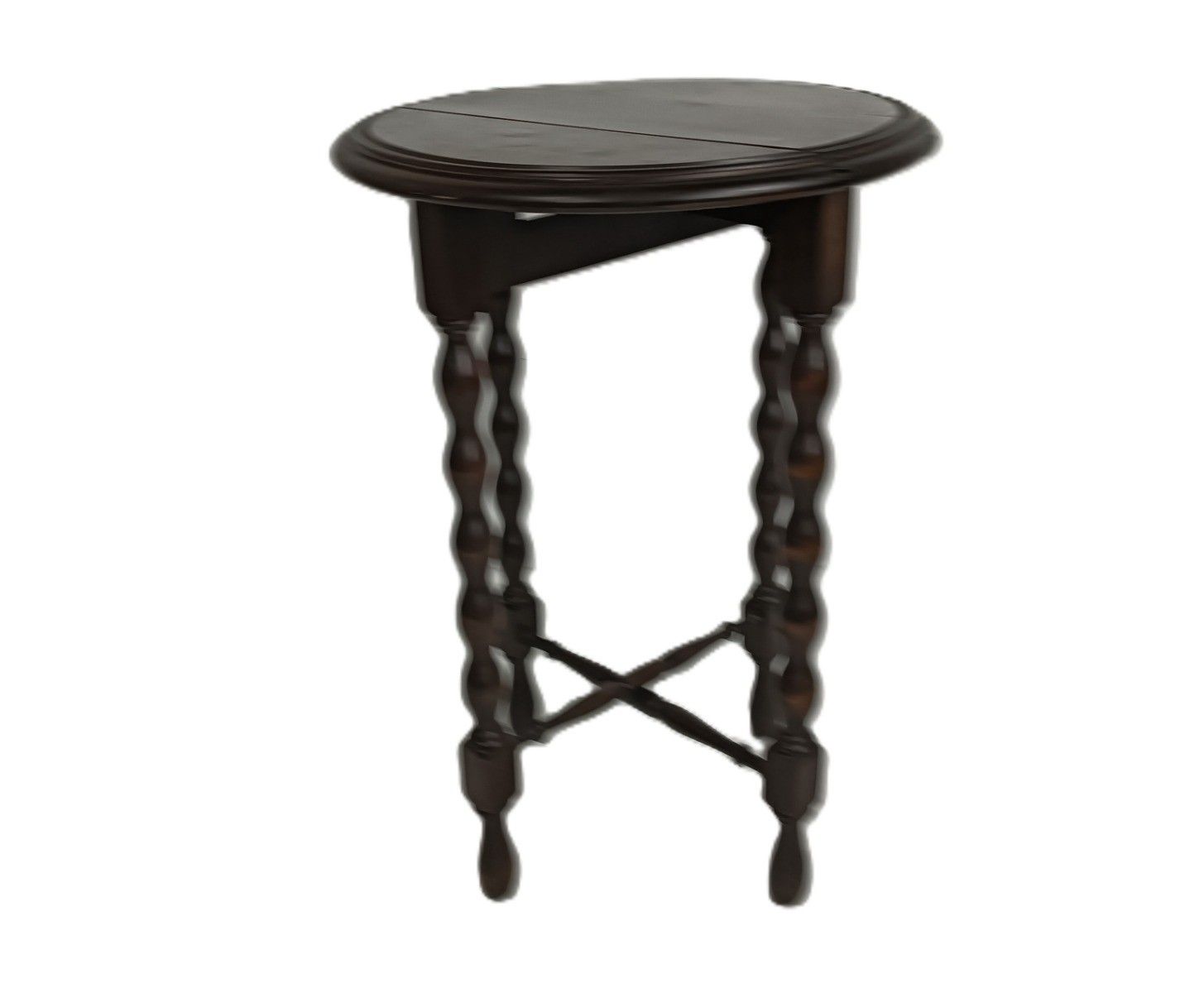 Practical Bobbin Legs  Wooden Side Occasional Wine Coffee Table Pedestal Foldabl photo furniture