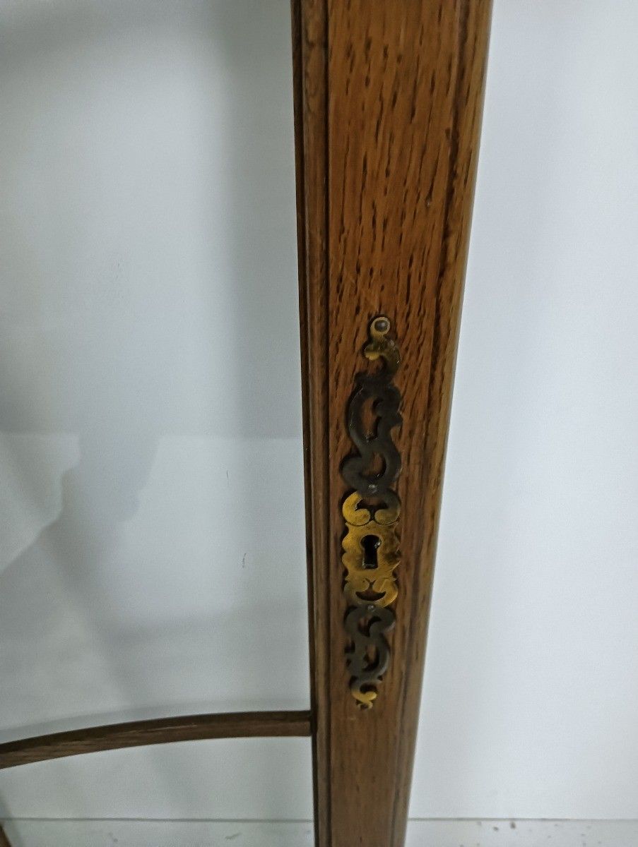 Pair Antique Door Panels Wood Glass Tall Pair 1920s Reclaimed Architectural photo 313.0