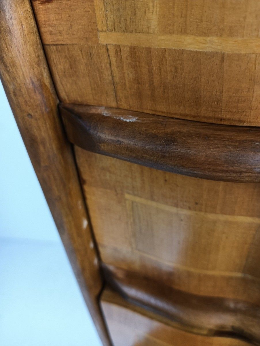 Vintage Chest Of Drawers Archive  Cabinet Hallway End Table Nightstand Wood Loui photo for sale