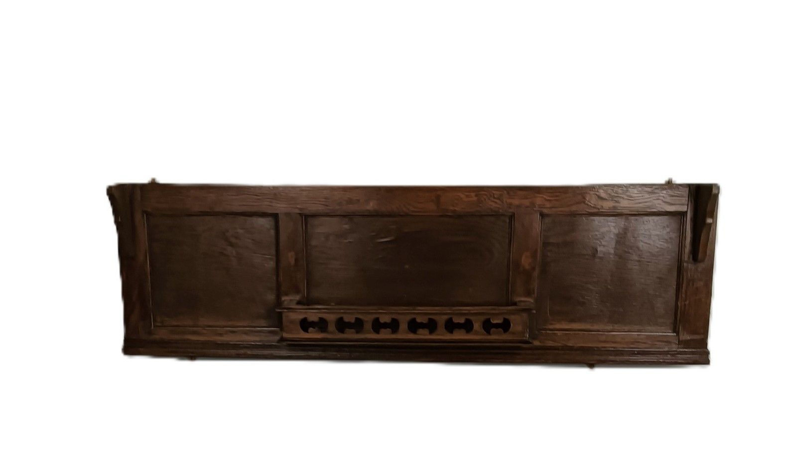 Xl Antique Carved Wood Ornate Pediment Over Door Top Cabinet Reclaimed Architect