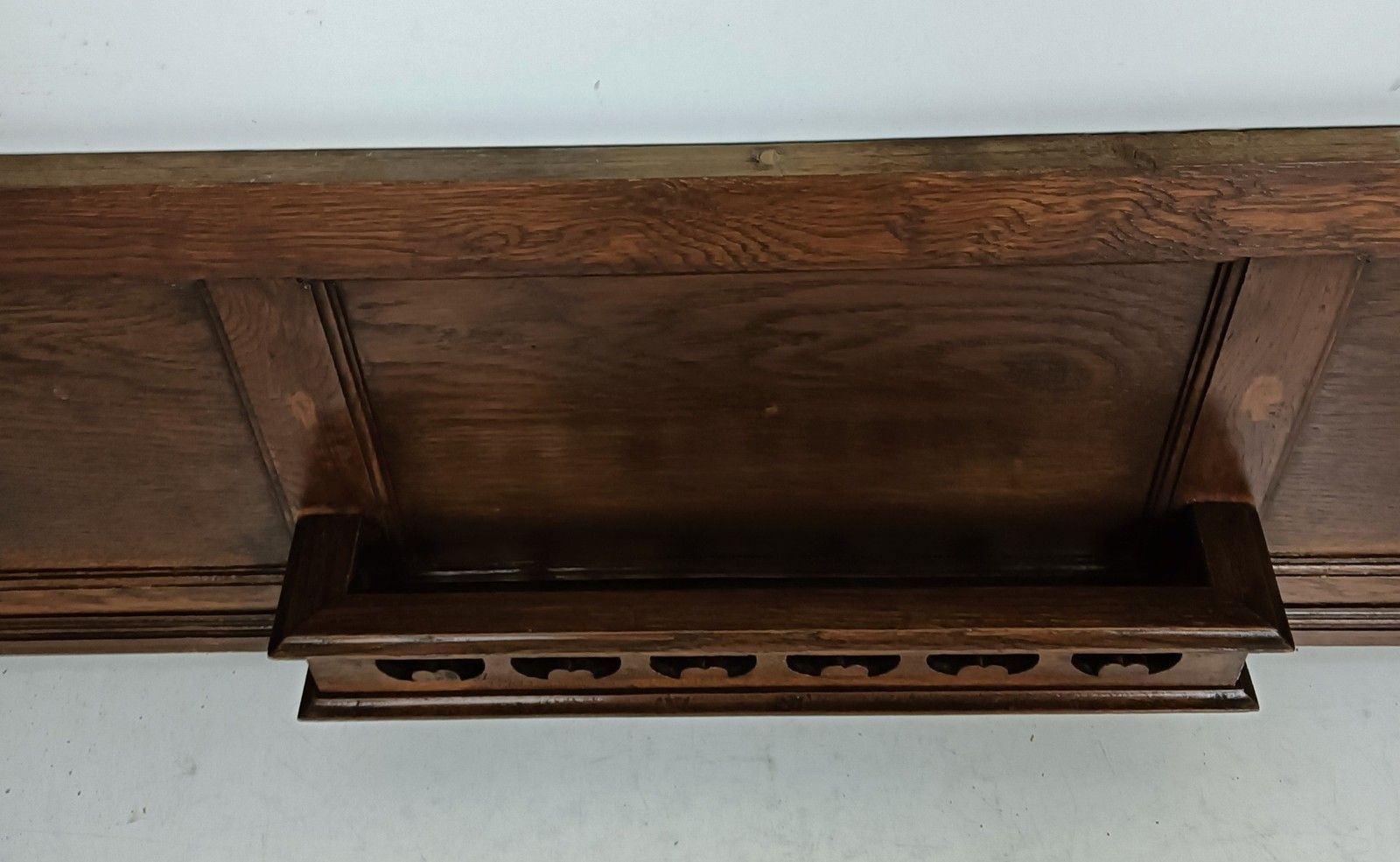 Xl Antique Carved Wood Ornate Pediment Over Door Top Cabinet Reclaimed Architect photo 516.0