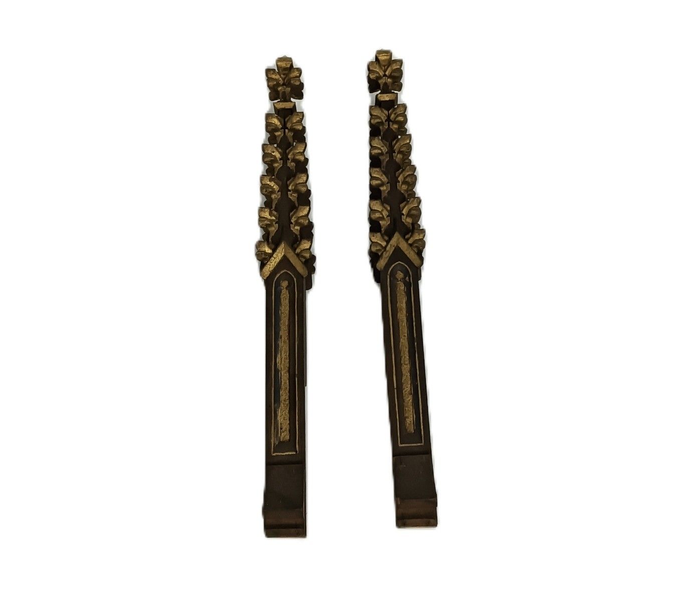 Neo Gothic 2  Reclaimed Carved Wood  Spindles Balusters Trim Posts Pillar Recla photo furniture