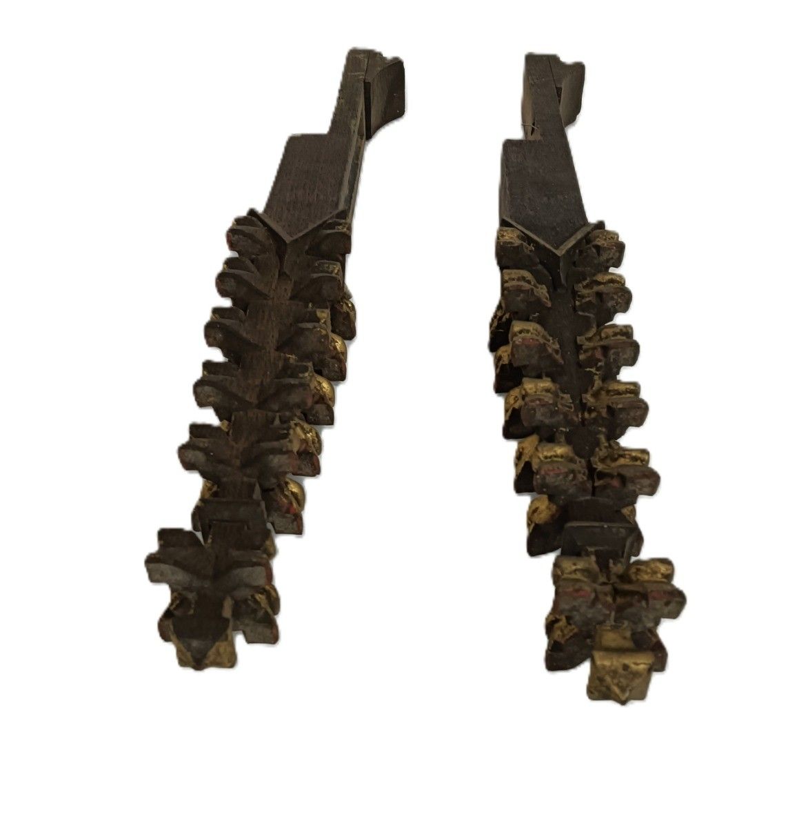 photo furniture Neo Gothic 2  Reclaimed Carved Wood  Spindles Balusters Trim Posts Pillar Recla