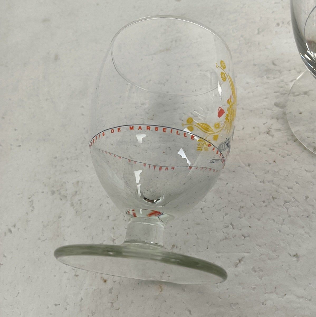 Collection Of 3 Different French Ricard Glasses Pastis Apero France Collector photo for sale
