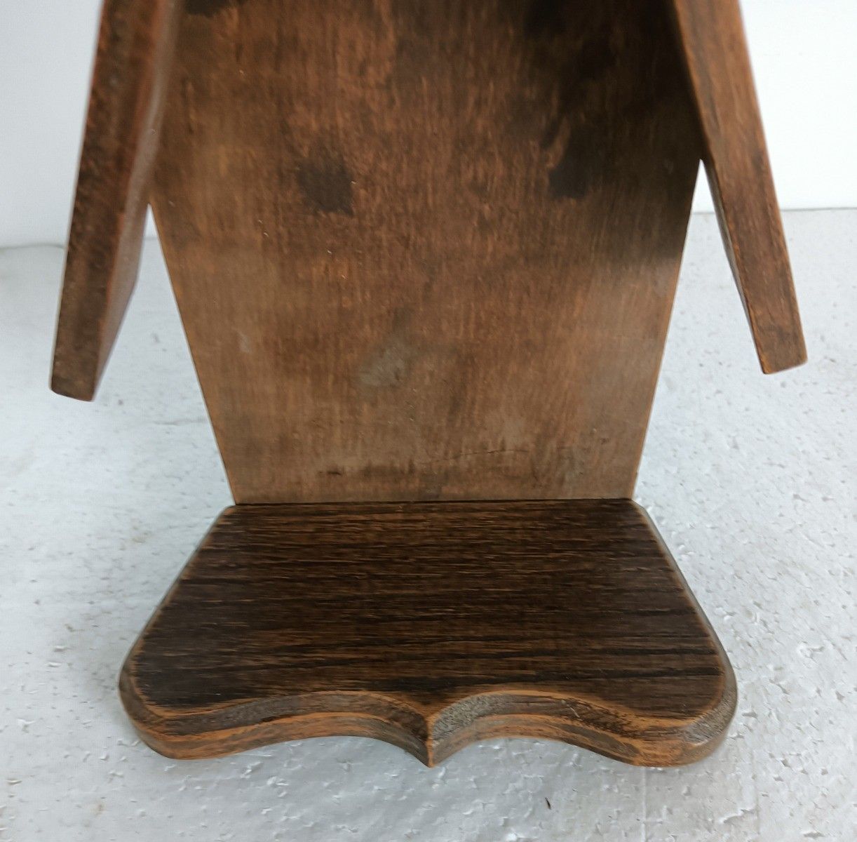 Chapel Niche For Statue,  Vintage Wood Carved Wood Standing Hanging  Small photo 54.0