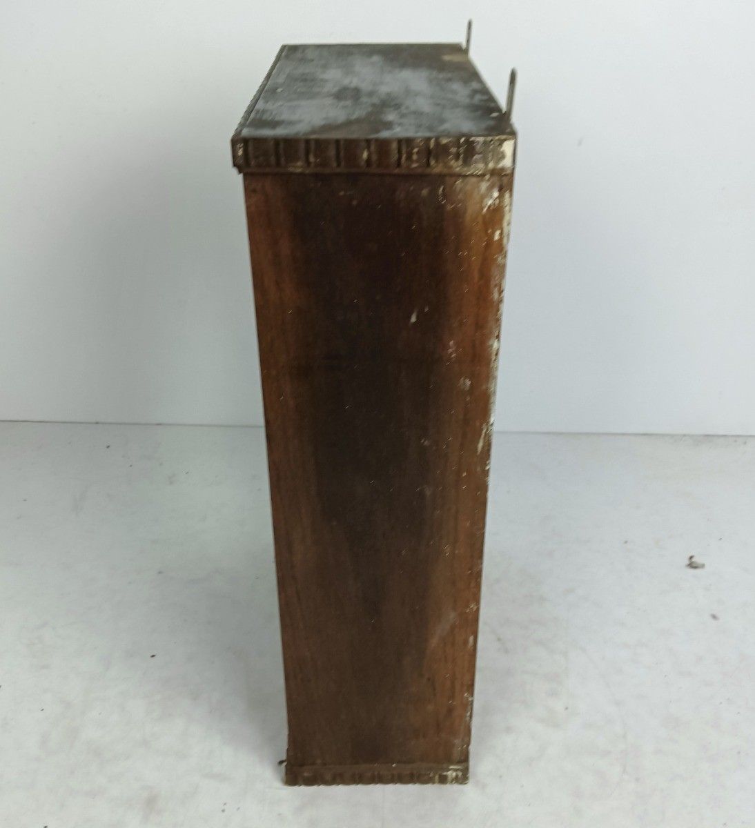 Antique Wall Hanging Medicine Shaving Cabinet Wood Beveled Glass Ornate photo 269.0