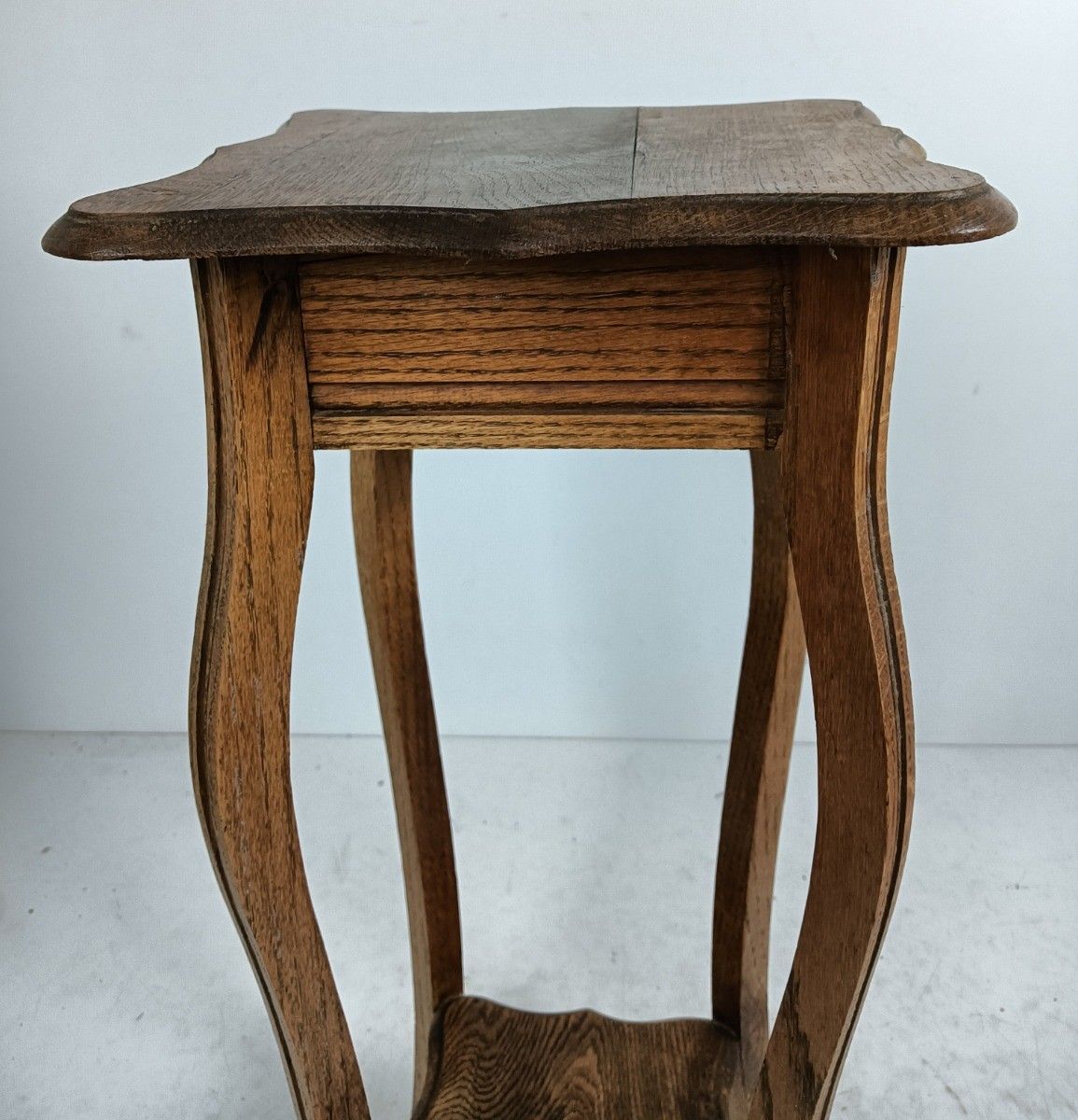 Art Nouveau Side Coffee Table Pedestal Two Tier Plant Stand Bonsai Stand Farmhou photo vinterior