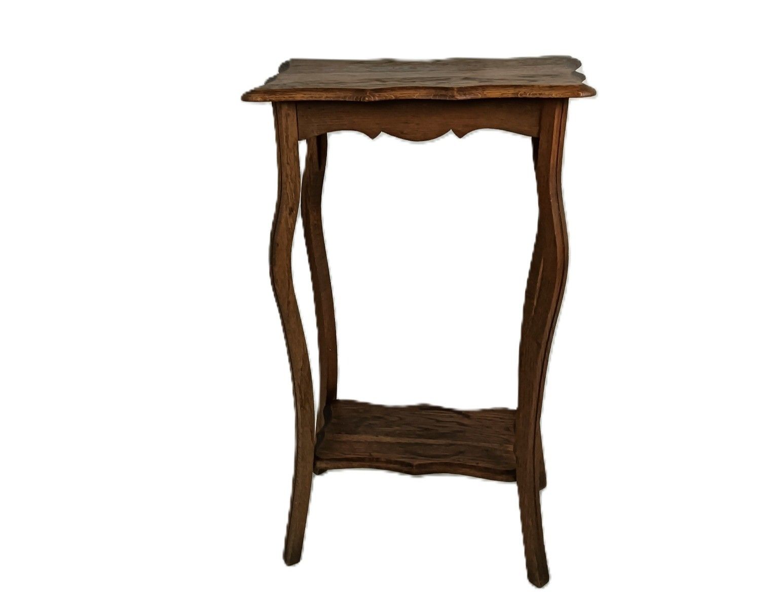 Art Nouveau Side Coffee Table Pedestal Two Tier Plant Stand Bonsai Stand Antiq photo for sale
