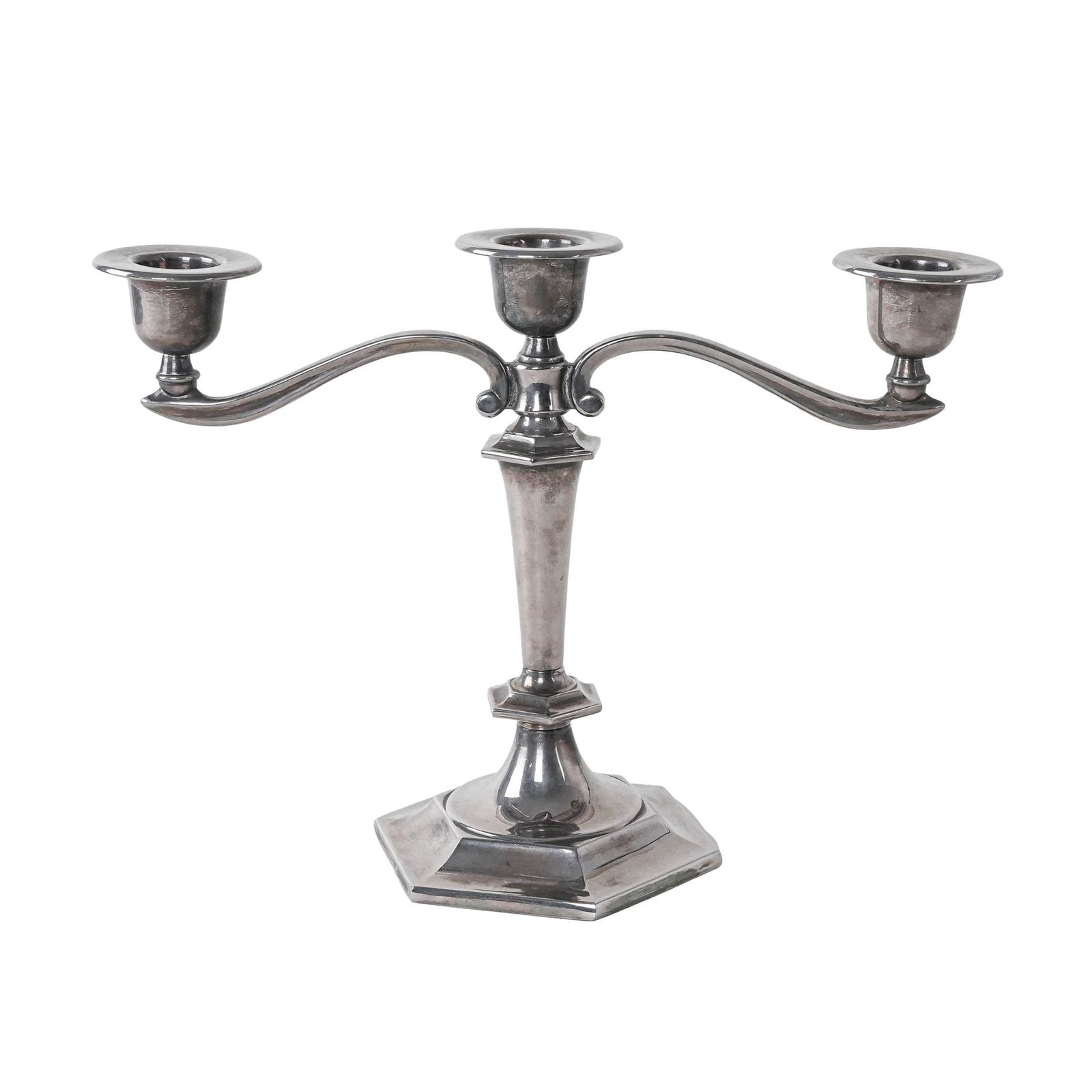 Metal Candlestick, Italian Design, 1960s, Made In Italy