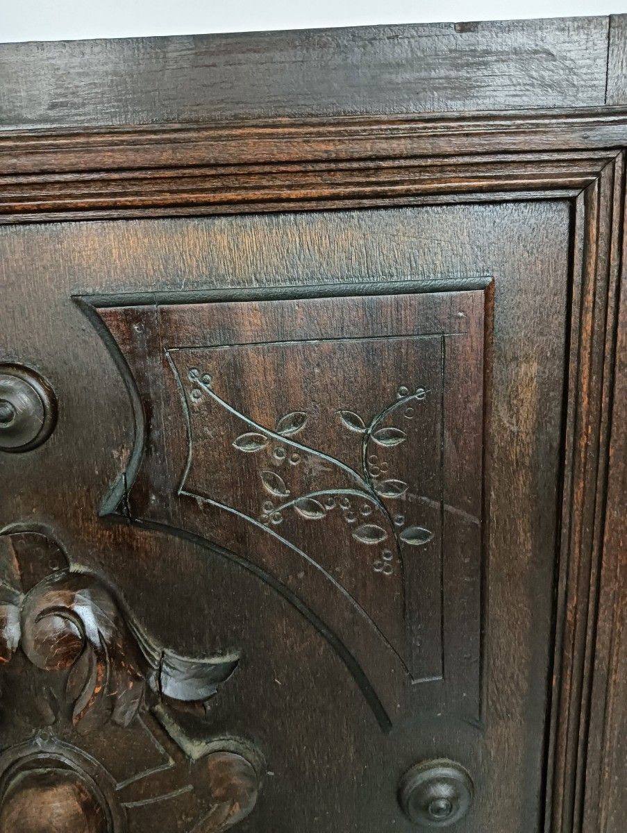 photo furniture Antique  Couple Of Hand Carved  Wooden Door Panels  Reclaimed Architectural Bas