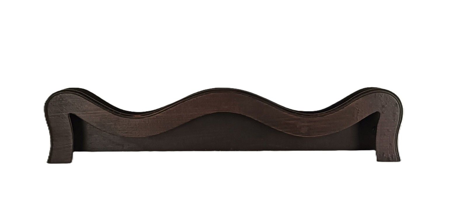 Antique Small Bent Wooden Pediment Over Door Spindles Reclaimed Architectural photo furniture