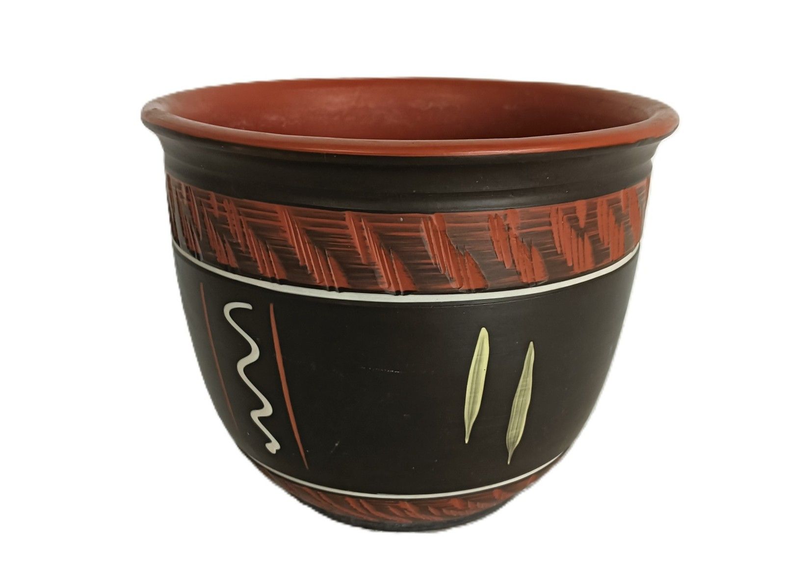 Mid Century  übertopf Blumentopf Cache Pot  Ceramik Alfred Krup Abstract photo furniture